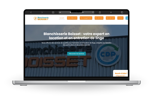 Une campagne SEO pour la blanchisserie Boisset